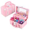 Children Makeup Set Cosmetic Pretend Play Toys Eyeshadow Lipstick Nail Polish Makeup Set Educational