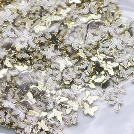 Красивые Подвески Для Ногтей Бабочки Сияющие Нежной Декоративной Формы