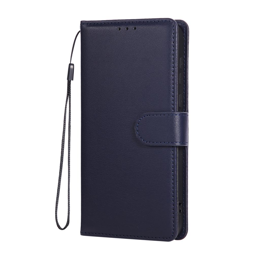For Oppo Find X8 5G Case Wallet Stand View PU Leather Phone Cover with Wrist Strap