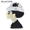 Acrylic Film Actor Lady Brooches For Women Beauty Elegant Hepburn Girl Figure Party Office Brooch Pin Gifts