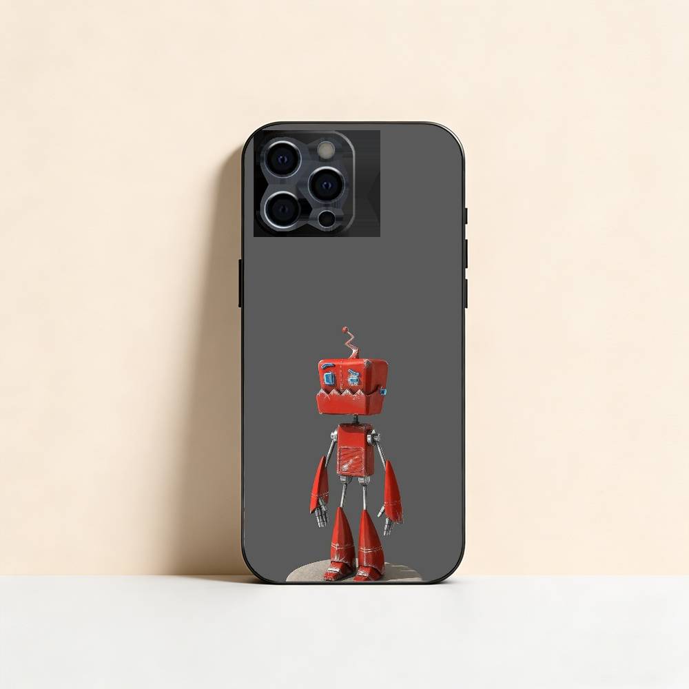 Чехол для телефона Старый Робот Силиконовый Мягкий Для IPhone 17 16 15 14 13 12 11 X XR Plus Pro Max Plus