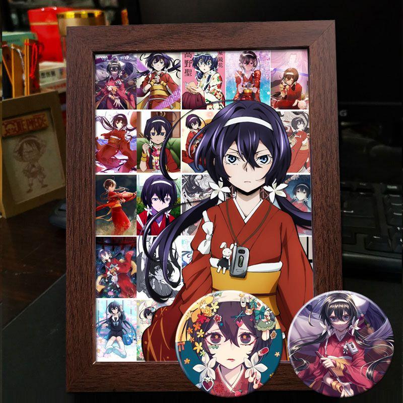 Рамка для фото в стиле аниме Bungo Stray Dogs: Дазай Осаму, Рюносуке Акутагава, Накахара Чуя - готовый стенд для фотоколлажа в подарок