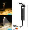 2PCS Solar LED Pathway Lights Waterproof Outdoor Super Bright Landscape Lighting for Garden Lawn Yard Decor Warm/White Light