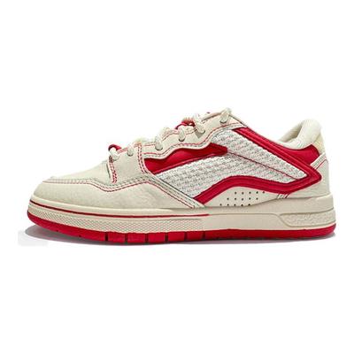 Li Ning Weigu Pro S Удобные Универсальные Нескользящие Износостойкие Низкие Кеды Женские кроссовки Светло-красный AEPV080-1