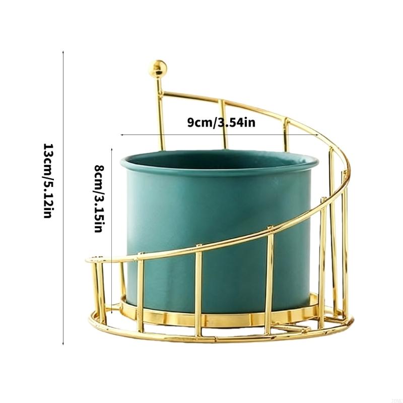 Подвесная корзина Цветочный горшок Балконные горшки для растений Домашние подвесные цветочные горшки Кашпо-поддон Садовый с железным каркасом J0MC