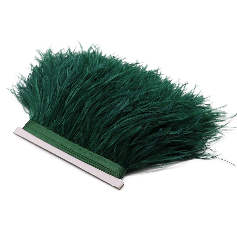 Перо1Метр Натуральная Страусиная Перовая Отделка 8-10см Свадебное Вечернее Платье DIY Швейные Аксессуары Обработка Ювелирных Изделий Лента Plumas Поделки