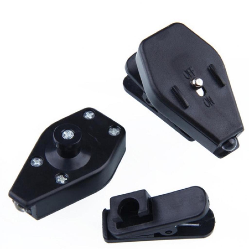 Portable Mini LED Light Glasses Clip-on Lamp Reading Illumination Outdoor Tool