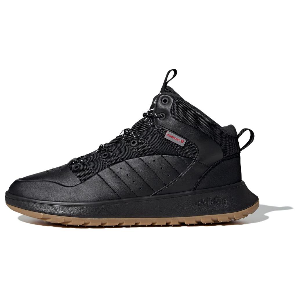 Adidas FUSION STORM Slip Resistant Thermal Mid Top Vintage Basketball Shoes Unisex Black Sneakers JP7714