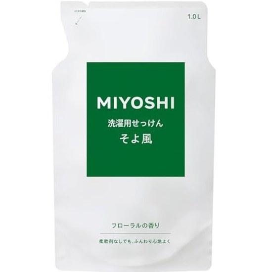 MIYOSHI Жидкое мыло Успокаивающее 1,0 л Сменный блок x3