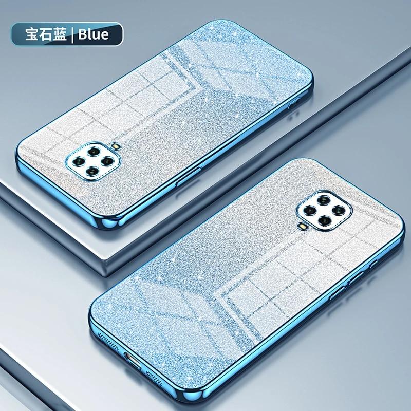 Glitter Plating Phone Case For Xiaomi Redmi Note 9 7 8 Pro Max 9S Mi CC9 Pro 9 9T 8 CC9E Soft TPU Back Cover