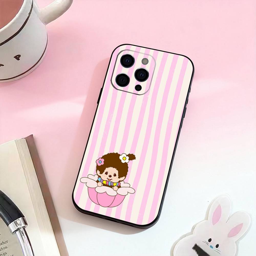 Cartoon M-Monchhichis Phone Case Silicone Soft For IPhone 17,16,15,14,13,12,11,XS,Plus Pro Max