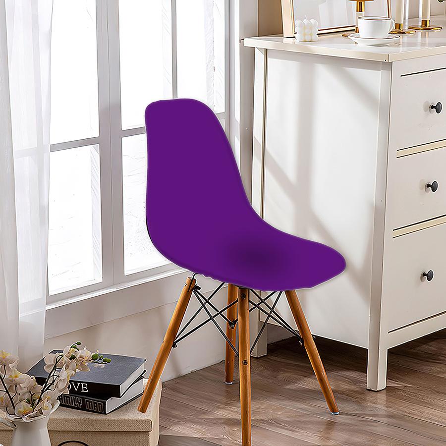 Эластичный чехол на стул-ракушку Чехол на стул Eames Чехол на стул Съемная защита сиденья Для кухни Офисов