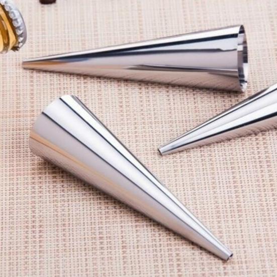 6 шт. Металлические конусообразные спиральные трубочки для круассанов и датской выпечки