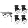ZISIZ Outdoor Portable Folding Table and Chair Set
