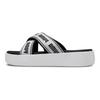 Платформа Толстая Подошва Повседневные Удобные Легкие Резиновые Шлепанцы Женские Сандалии Черный Белый 380677-01