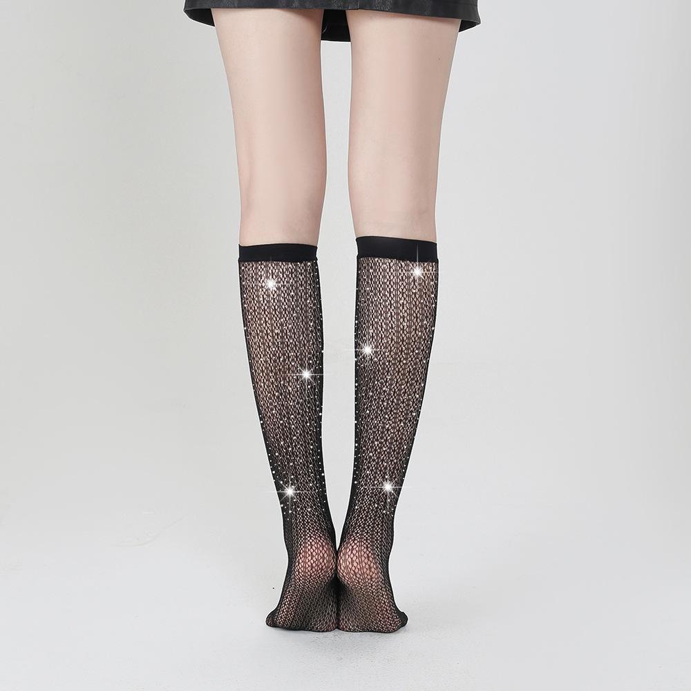 Новые короткие носки в клетку: Женский европейский и американский стиль, ромбовидный дизайн, однотонный, средняя длина, хит продаж - модель TZ5007