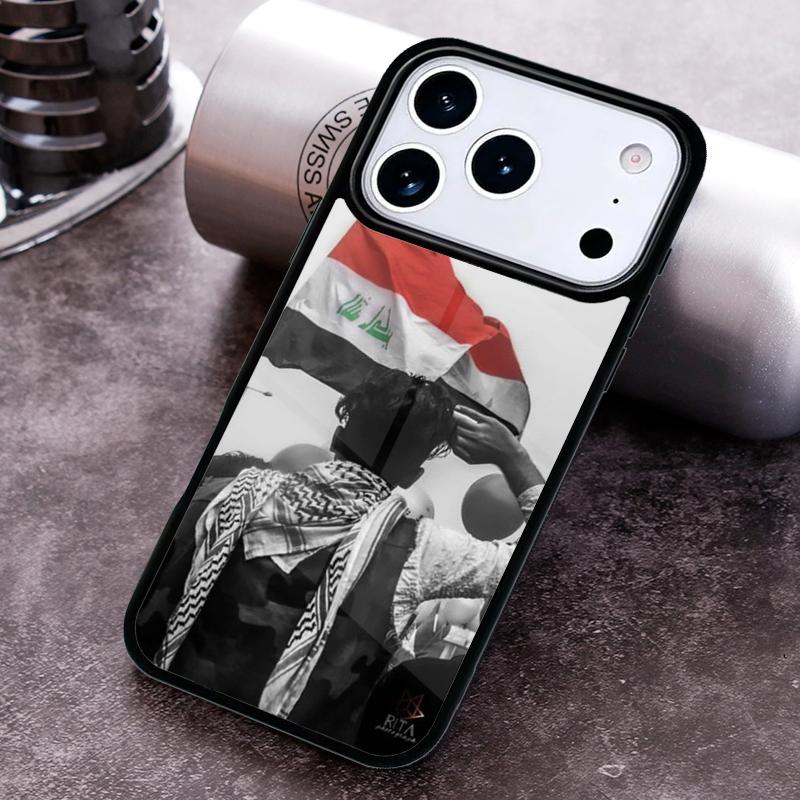 Чехол для телефона с флагом Ирака для iPhone 17 16 15 Pro Max Air 14 13 12 11 Plus Ударопрочный чехол