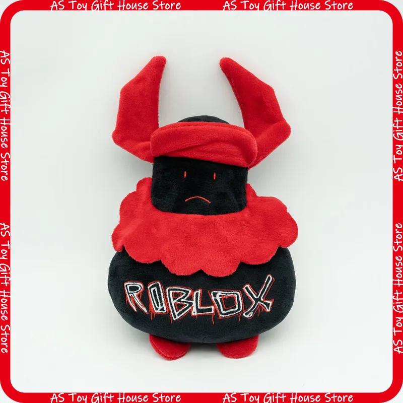 Roblox Forsaken Guest 666 Plush Toy Black Red Horned Soft Stuffed Game Character Doll Collectible Gift For Roblox Fans