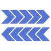 10PCS Car Reflective Sticker Warning Decals Arrow Sign Tape Stickers For Auto Tail Bar Bumper Trunk Safety Decoration Sticker
