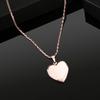 Rose Gold Opening Heart Pendant for Women