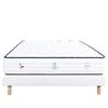 Mattress Set 140x190 Cm, Patriote, 27 Cm, Pocket Springs, Firm, Summer/winter Side + White Bed Base Ep 13cm