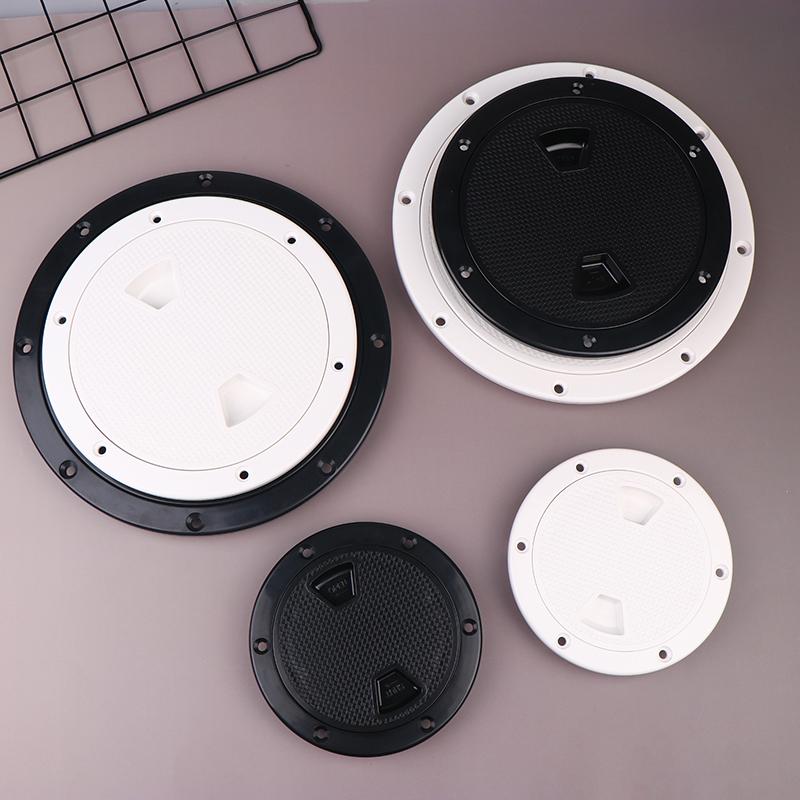 Круглые инспекционные люки из АБС-пластика с противоскользящей поверхностью, крышка люка для доступа с выкручивающимся винтом 4'' 6'' 8'' со съемной крышкой для каяков, яхт