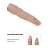 Bendable Practice False Finger Model Fake Finger Model Fake Finger Display Tool Nail Showing Stand