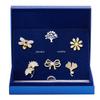 Elegant Womens Alloy Brooch Set With Leaf Design Gold-Tone Floral Pin Blouse Dress Accessory Gift Girlfriend