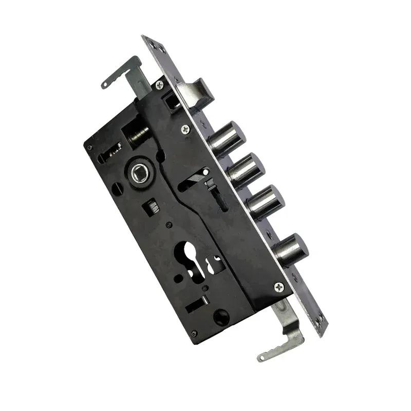 Smart Fingerprint Lock Lock Body Security Door 24*240 Double Active Double Fast 250×260 Single Hole 280 Round Universal