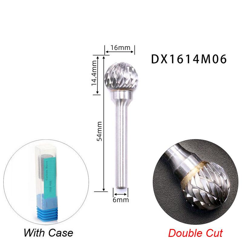 Шариковая головка Die шлифовальная машина биты Резьба Абразивные инструменты Вольфрамовый вращающийся напильник Твердосплавный борфреза Сверло для металла Дерево Пластик