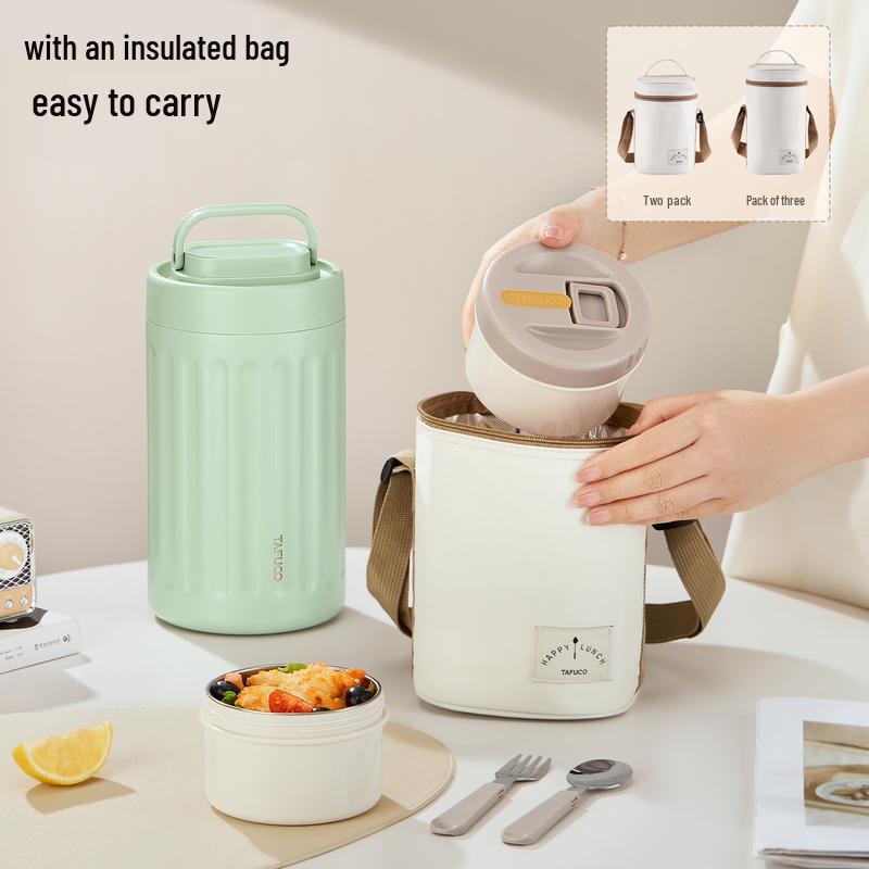 TAFUCO 316 Stainless Steel Thermal Lunch Box - 1.8L