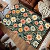 Винтажный ковер с цветочным узором «Дейзи» в стиле бохо, ботанический ковер, нескользящий, влаговпитывающий, декор для дома для гостиной, спальни, прихожей