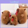 Adorable Capybara Plush Toy With Sweet Candy Style For New Year Good Luck Charm