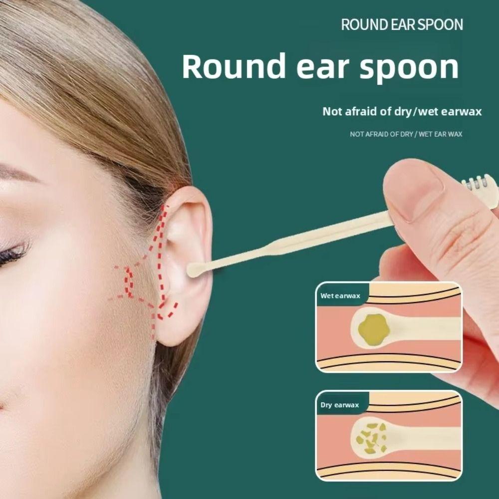 5 шт./10 шт. Двусторонние триммеры для волос в носу Чистящие средства для триммера волос в носу Портативные ушные ложки Скребки для волос Бритва Триммер для волос в носу