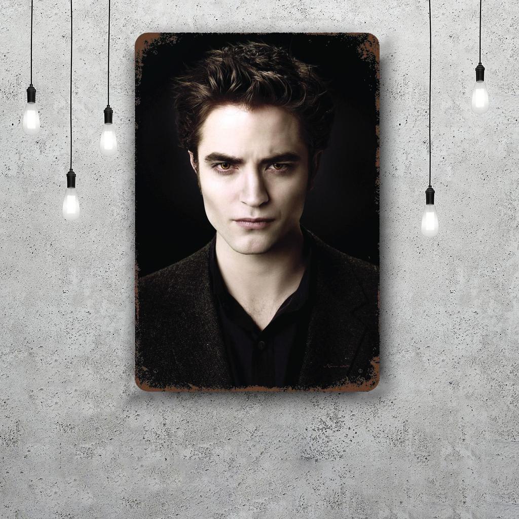 twilight Movie Decor Vintage Metal Signs Tin Signs Captain Poster Decor for Bar Pub Club Man Cave Wall Decoration