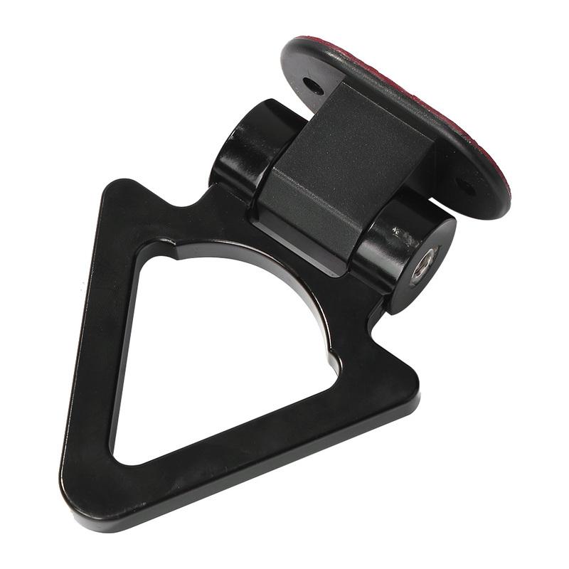 Universal Vehicle Towing Hook Triangle Simulation Racing Bumper Trailer Hook Car Trailer Hooks Decorative Sticker Car Styling