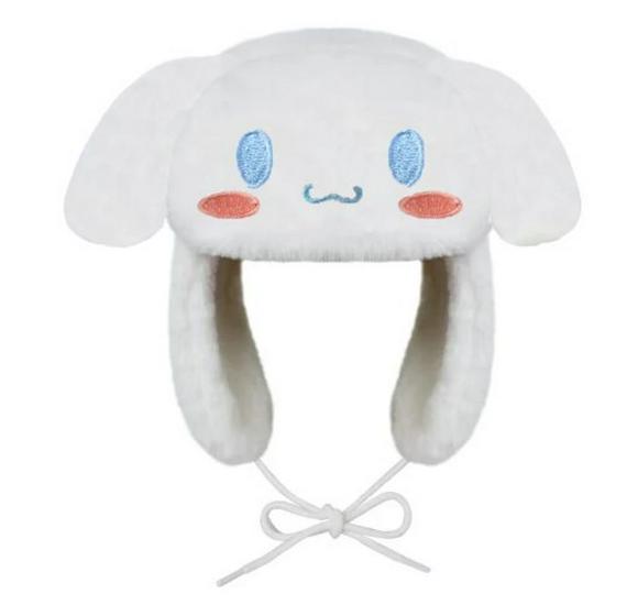 Available Now: Unisex Heavy-Duty Autumn/Winter Cartoon Ushanka Hat - Cute, Warm, and Plush Ear Protection for Cold Weather
