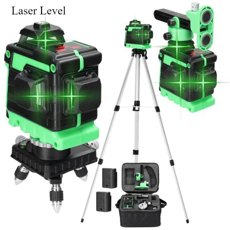 Лазерный уровень Мини Высокоточный Полный набор Самовыравнивающийся Многофункциональный Двухленточный Измеритель Стен