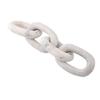 Elegant Marble Chain Link Knot- Modern Coffee Table Decor Items- Bookshelf Home Decor, Table Decorations for Living Room or Office (4 Knot)