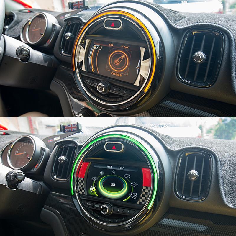 Автомобильный ЖК-дисплей 6,5 дюймов, декоративная наклейка, аксессуары для интерьера, аксессуары для MINI One Cooper Clubman F54 F55 F56 F57 F60