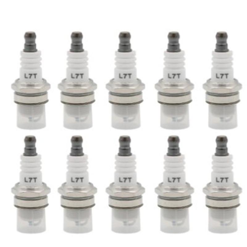 10 шт. металлические свечи зажигания для бензиновой садовой техники, двигателя, кустореза, бензопилы