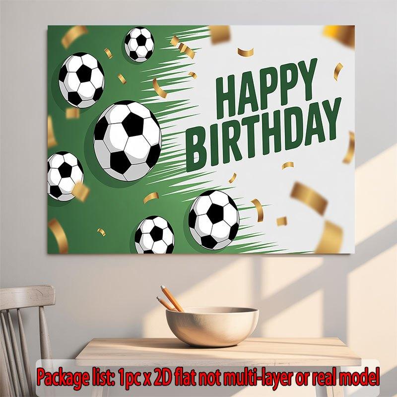 Party Backdrop Soccer Flat Events Wedding Coming Ceremony Four Seasons Entryway Photo Background Decor Front Door Decor