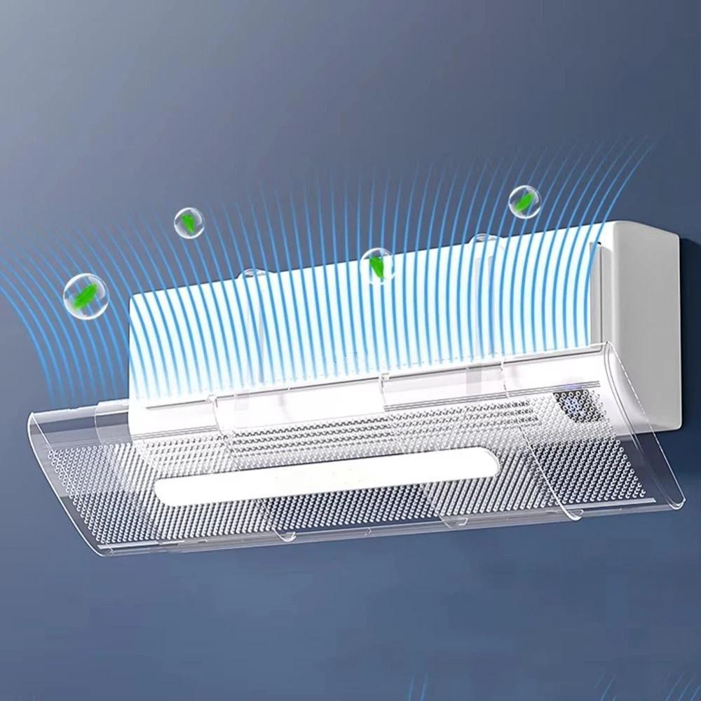 Transparent Air Conditioner Windshield Adjustable Wind-Guiding Hood  Air Conditioning