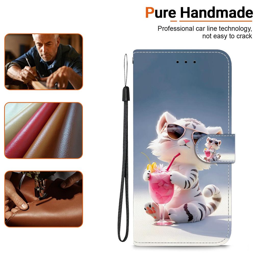 For Samsung Galaxy S26/S26 Pro Case Pattern Printing Leather Flip Wallet Phone Cover with Lanyard