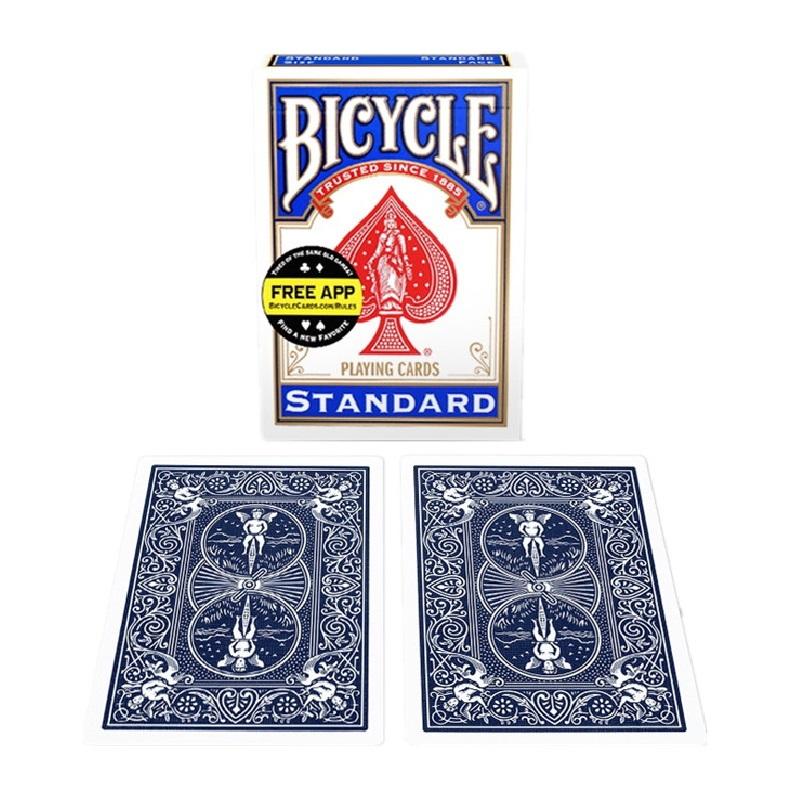 Bicycle Double Red/Blue Back No Face Playing Cards Gaff Deck Card Games Magic Tricks
