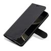 Для vivo X100s 5G Чехол-подставка для бумажника с чехлом для телефона из искусственной кожи - черный