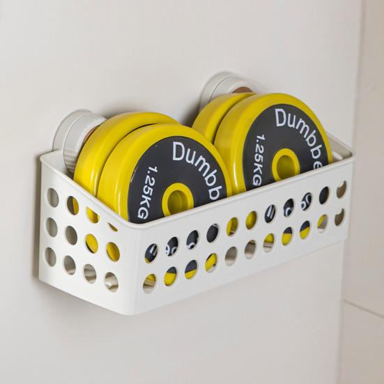 Полка для хранения на присосках Большая вместимость Высокая грузоподъемность Простая установка Органайзер для ванной комнаты и душа Водонепроницаемый