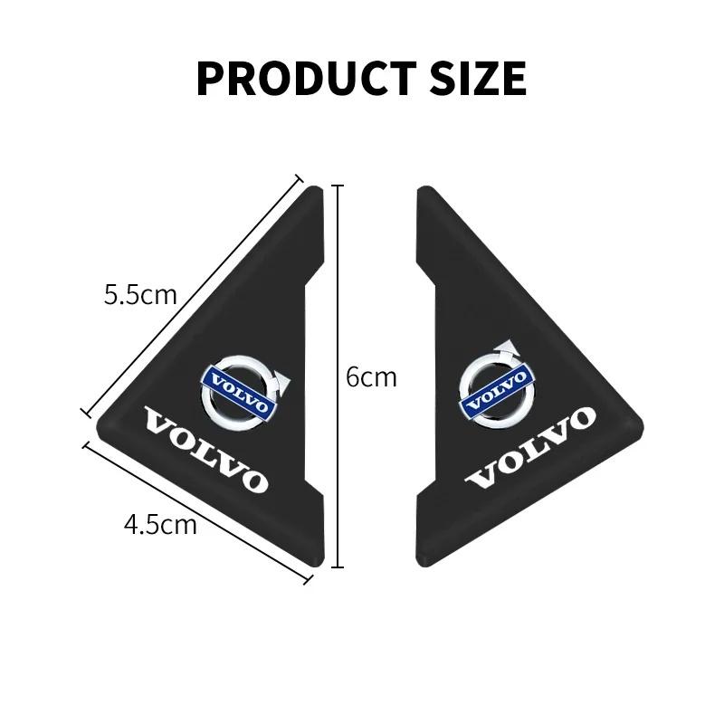 2/4Pcs Shockproof Car Door Corner Protector for Volvo XC40 XC60 XC90 S60 S90 V50 V70 V90 V60 V40 S80 EX30 EX90 C40 T5 T6 FH FMX