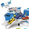 Aircraft Vehicle Toys Fun Educational Simulation Transport Cargo Airplane Car Toy Play Set for 3 to 6 Years Old