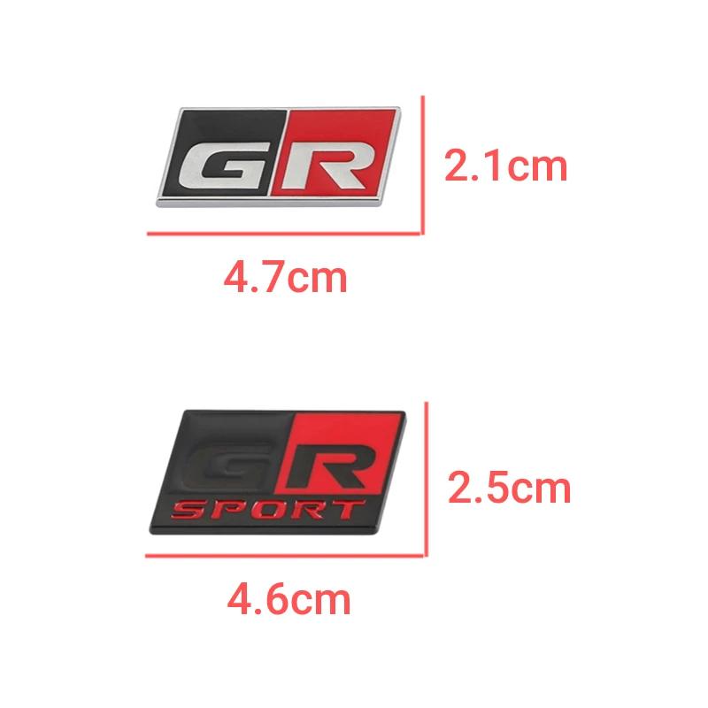 VTSJ3 Car Trunk Emblem Body Side Sticker for Toyota GR Sport Camry Corolla Yaris Rav4 Chr Auris Avensis Reiz Exterior Accessories